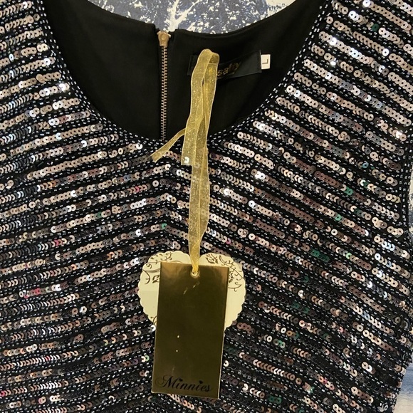 Sequin front party dress size large new occasion party - Picture 5 of 7